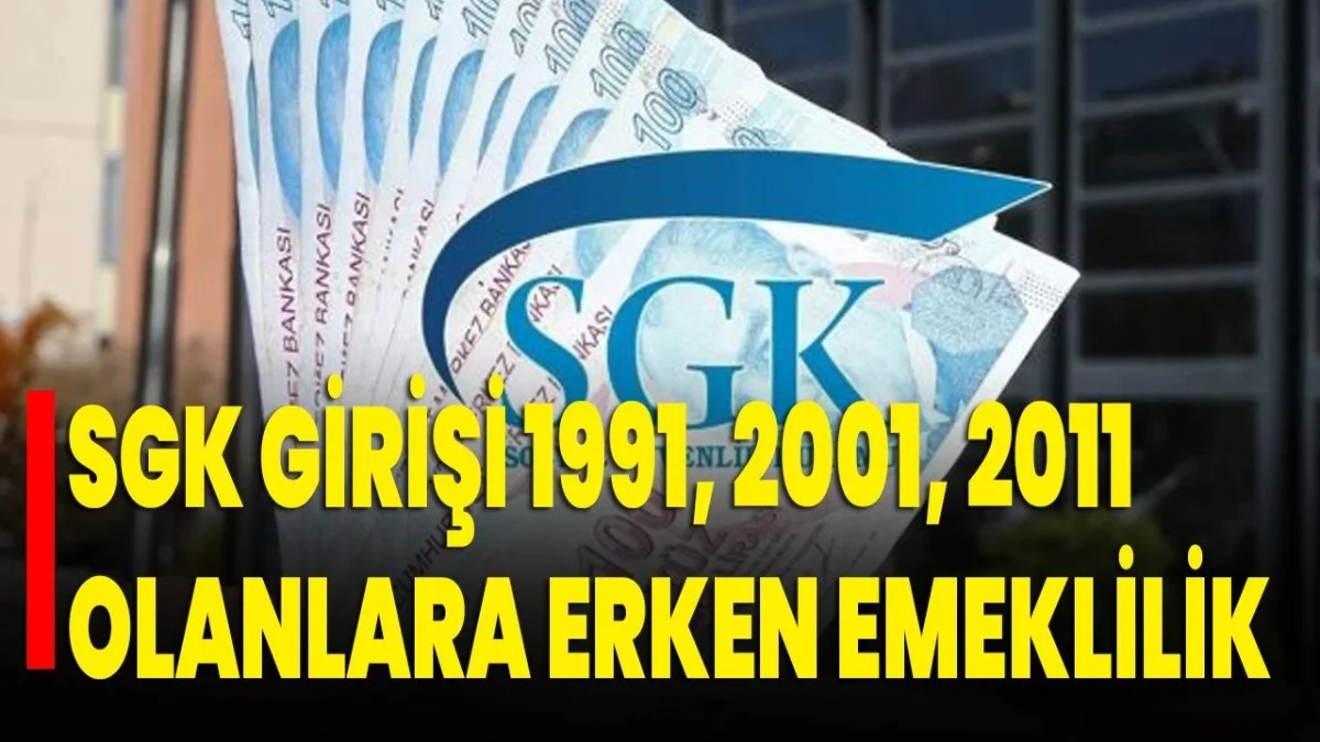 1991–2011 SSK Girişlilere Erken Emeklilik Kapısı! Yeni Formül Gündemde - Ekonomi Haberleri