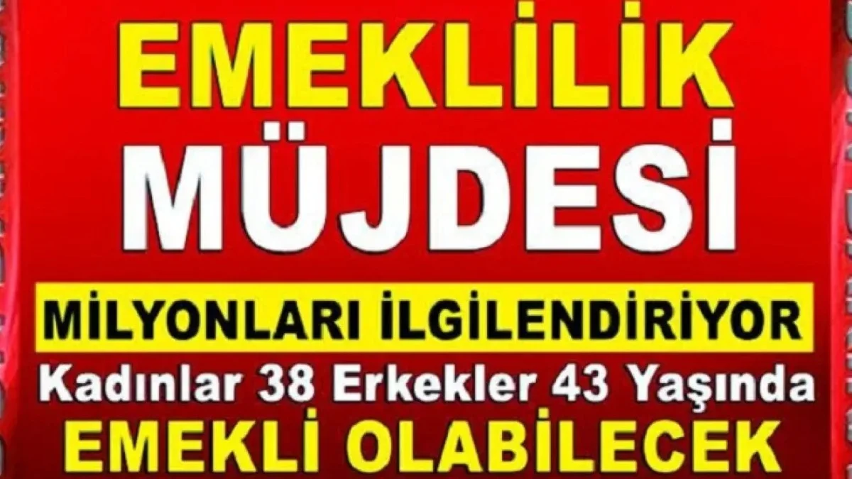 Erken Emeklilikte Yeni Formül Masada mı? 38–43 Yaş Senaryosu TBMM Gündeminde.. - Ekonomi Haberleri