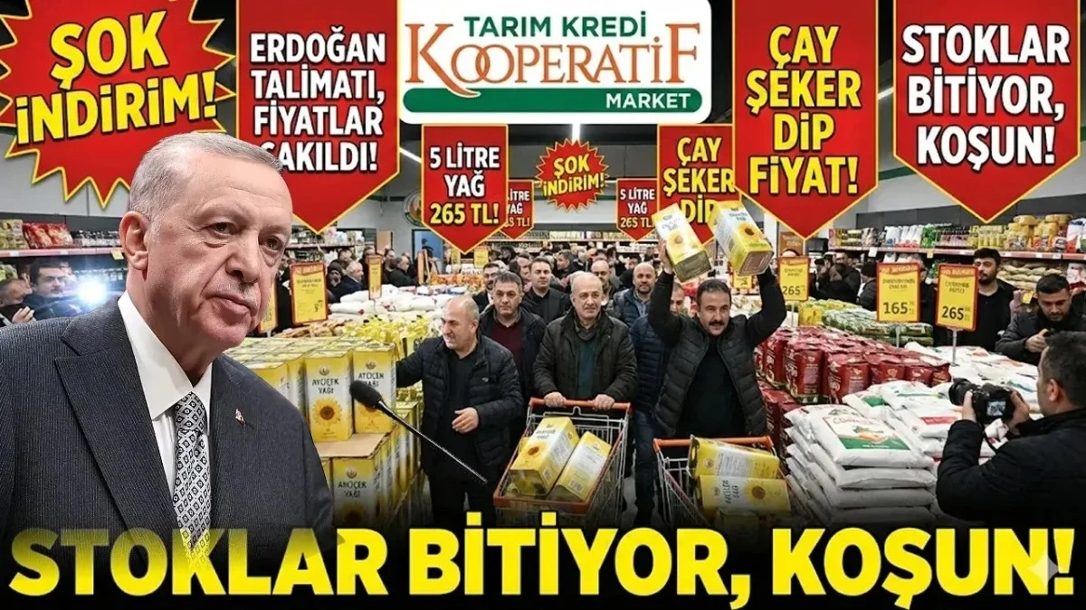 Tarım Kredi Seçili Ürünleri 62,50 TL 'ye Satıyor!
